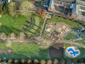 Newmarket Memorial Gardens Aerial